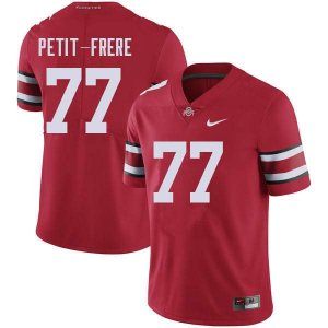 Men's Ohio State Buckeyes #77 Nicholas Petit-Frere Red Nike NCAA College Football Jersey Limited PJR6644CO